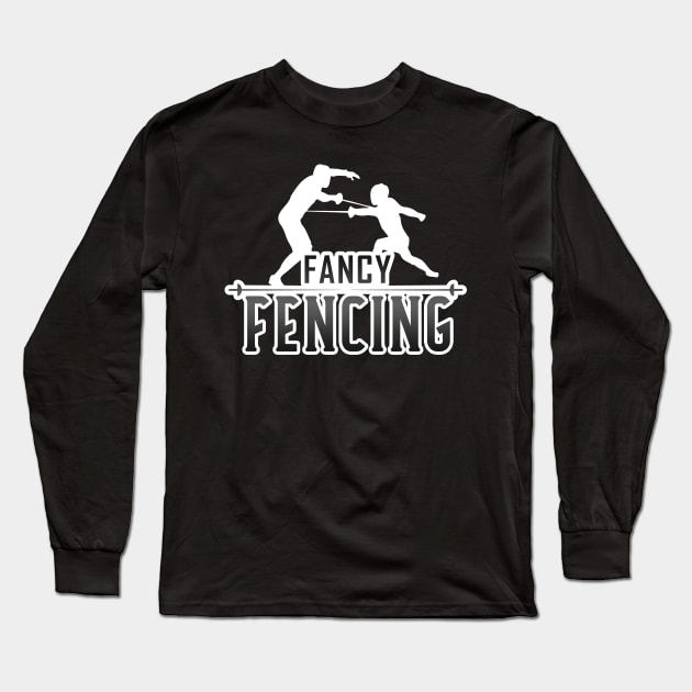 Fancy Fencing Long Sleeve T-Shirt by Dojaja